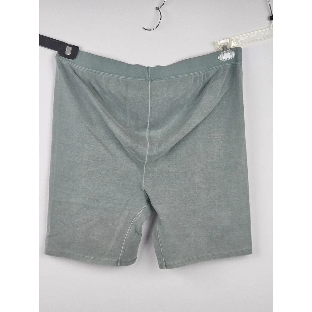 SKIMS Cotton Jersey Boxer Sage Green High Waisted Loungewear Shorts‎ 4XL NWT